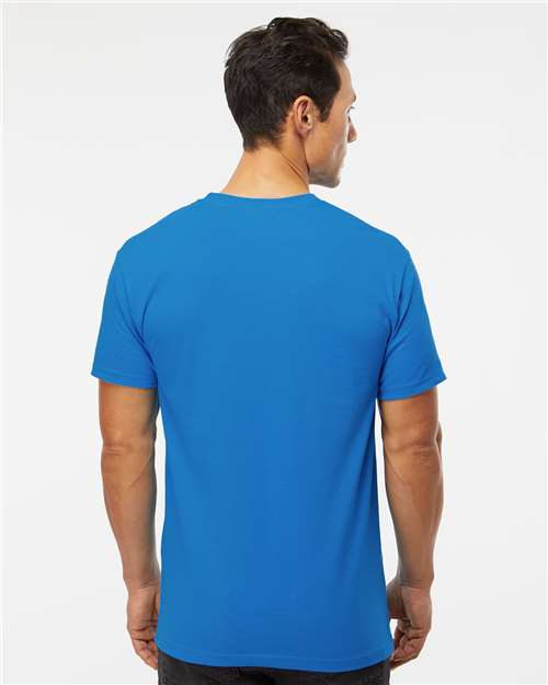 M&O Men's Gold Soft Touch T-Shirt 4800 - Ocean Blue