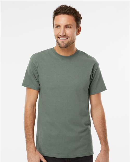 M&O Men's Gold Soft Touch T-Shirt 4800 - Sage