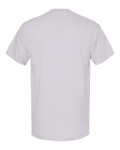 M&O Men's Gold Soft Touch T-Shirt 4800 - Silver