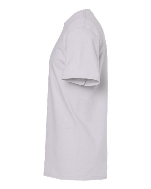 M&O Men's Gold Soft Touch T-Shirt 4800 - Silver