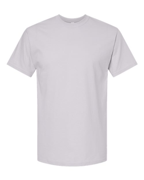 M&O Men's Gold Soft Touch T-Shirt 4800 - Silver