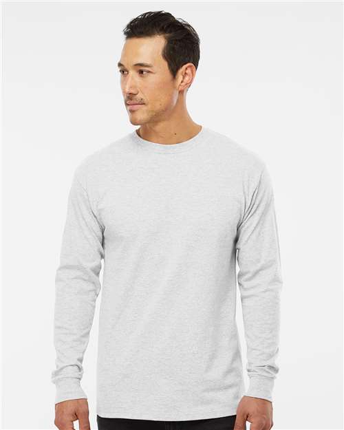 M&O Unisex Gold Soft Touch Long Sleeve T-Shirt 4820 - Ash