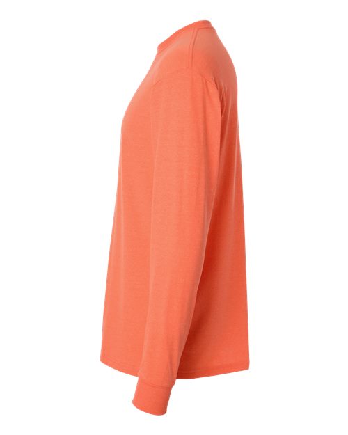 M&O Unisex Gold Soft Touch Long Sleeve T-Shirt 4820 - Heather Coral