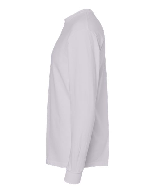 M&O Unisex Gold Soft Touch Long Sleeve T-Shirt 4820 - Silver