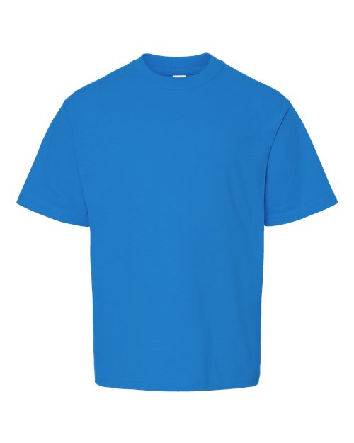 M&O Youth Gold Soft Touch T-Shirt 4850 - Ocean Blue