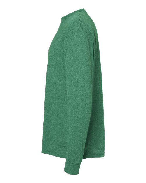 M&O Unisex Gold Soft Touch Long Sleeve T-Shirt 4820 - Heather Kelly Green