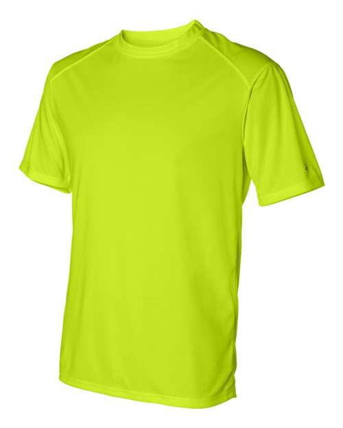 Badger Men's B-Core Sport Shoulders T-Shirt 4120 - Safety Yellow