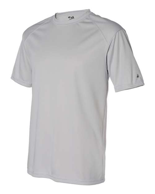 Badger Men's B-Core Sport Shoulders T-Shirt 4120 - Silver