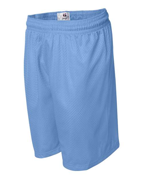 Badger Men's Pro Mesh 7" Shorts 7207 - Columbia Blue