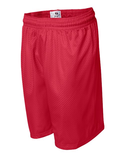 Badger Men's Pro Mesh 7" Shorts 7207 - Red