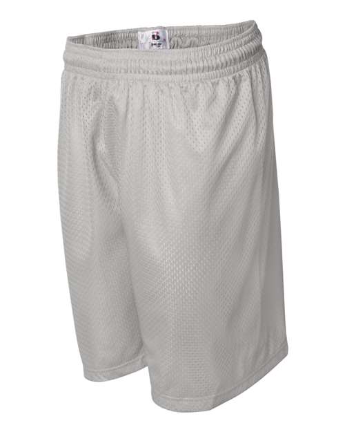 Badger Men's Pro Mesh 7" Shorts 7207 - Silver