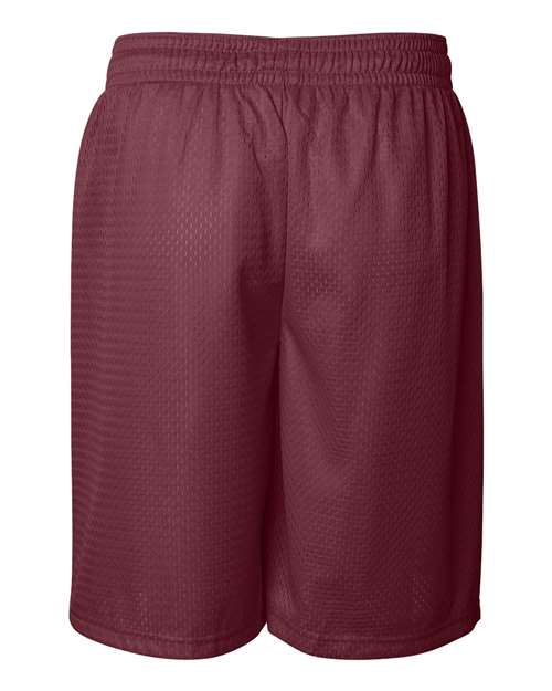 Badger Men's Pro Mesh 9" Shorts 7209 - Cardinal