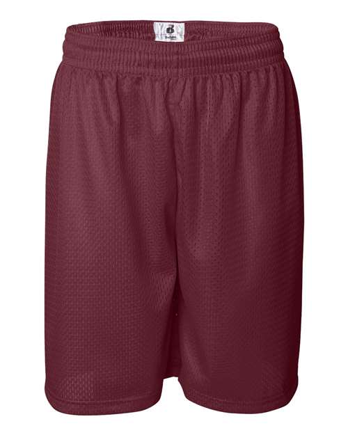 Badger Men's Pro Mesh 9" Shorts 7209 - Cardinal