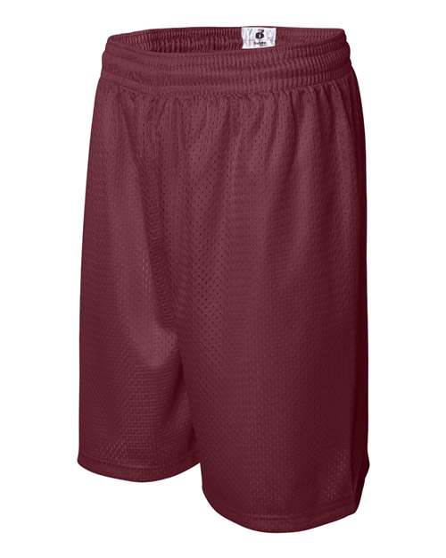 Badger Men's Pro Mesh 9" Shorts 7209 - Cardinal