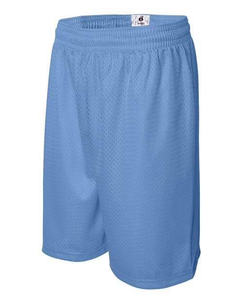 Badger Men's Pro Mesh 9" Shorts 7209 - Columbia Blue