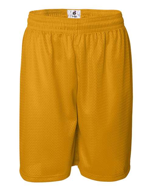 Badger Men's Pro Mesh 9" Shorts 7209 - Gold
