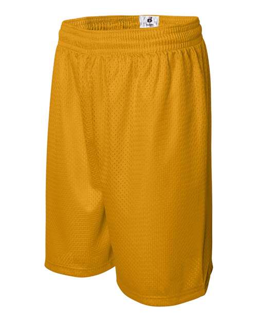 Badger Men's Pro Mesh 9" Shorts 7209 - Gold