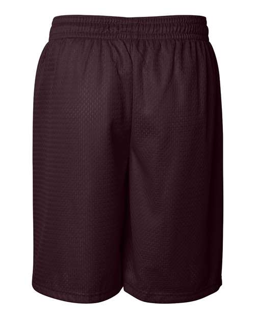 Badger Men's Pro Mesh 9" Shorts 7209 - Maroon