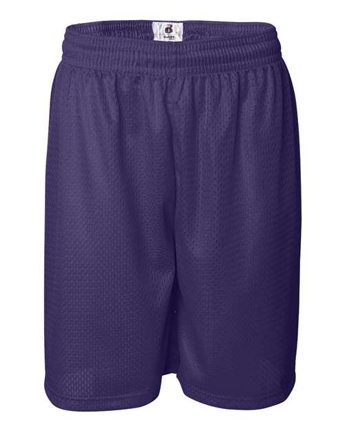 Badger Men's Pro Mesh 9" Shorts 7209 - Purple