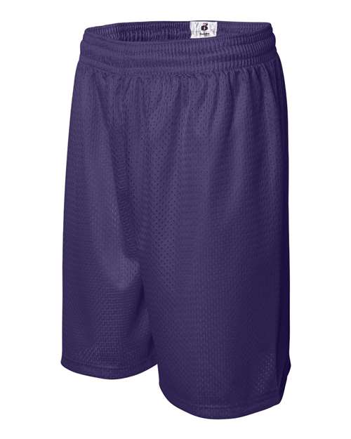 Badger Men's Pro Mesh 9" Shorts 7209 - Purple