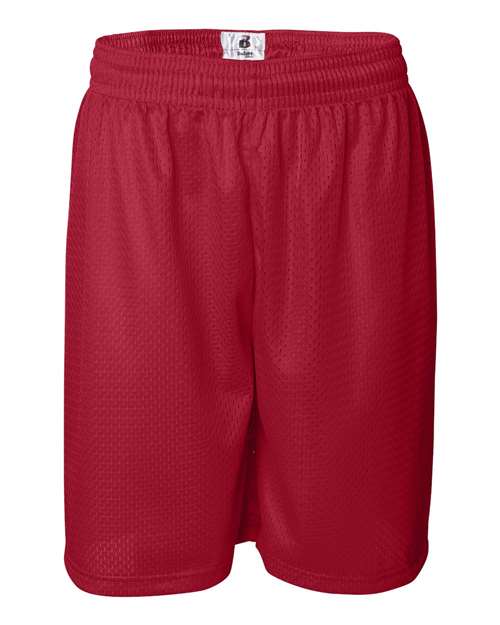 Badger Men's Pro Mesh 9" Shorts 7209 - Red