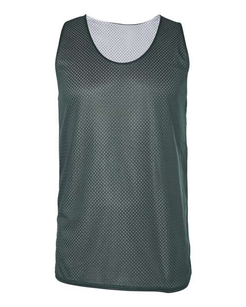Badger Men's Pro Mesh Reversible Tank Top 8529 - Forest/ White