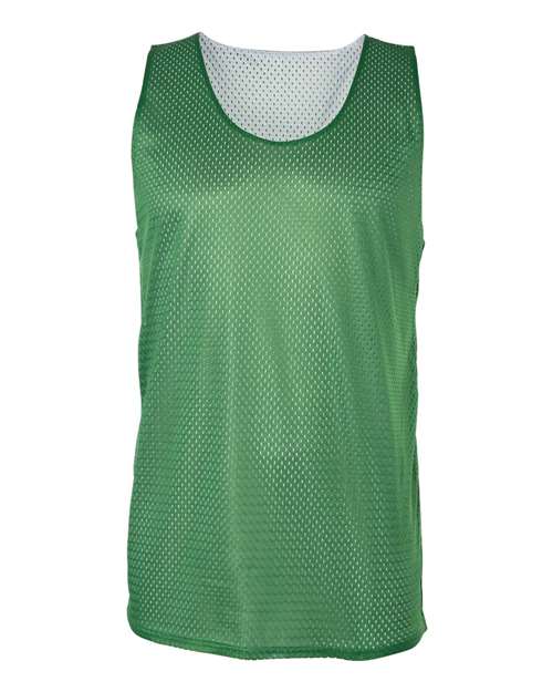 Badger Men's Pro Mesh Reversible Tank Top 8529 - Kelly/ White