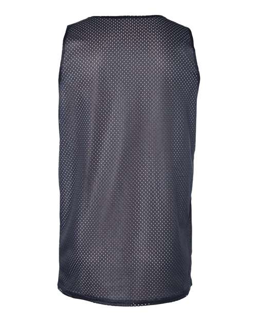 Badger Men's Pro Mesh Reversible Tank Top 8529 - Navy/ White