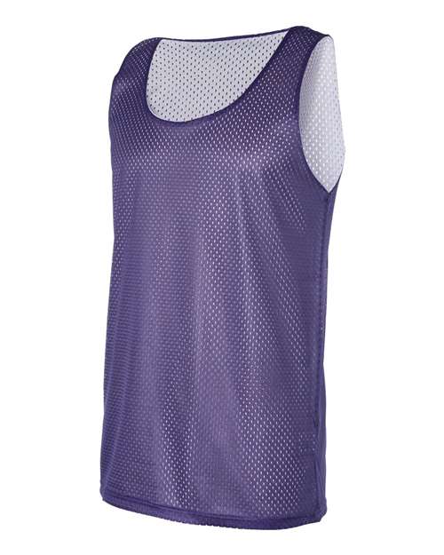 Badger Men's Pro Mesh Reversible Tank Top 8529 - Purple/ White