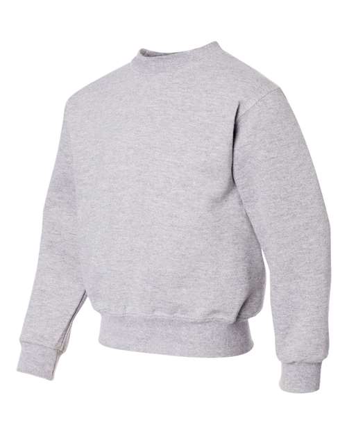 JERZEES Youth NuBlend® Crewneck Sweatshirt 562BR