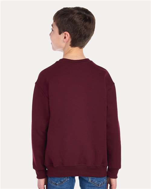 JERZEES Youth NuBlend® Crewneck Sweatshirt 562BR