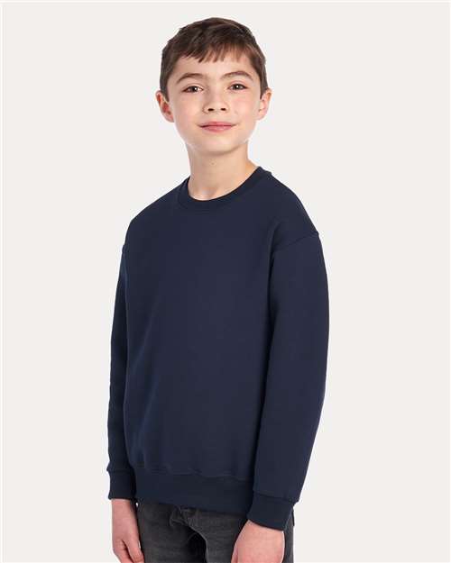 JERZEES Youth NuBlend® Crewneck Sweatshirt 562BR