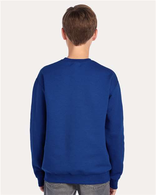 JERZEES Youth NuBlend® Crewneck Sweatshirt 562BR