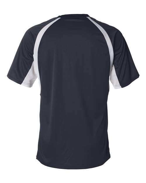 Badger Men's B-Core Hook T-Shirt 4144 - Navy/ White