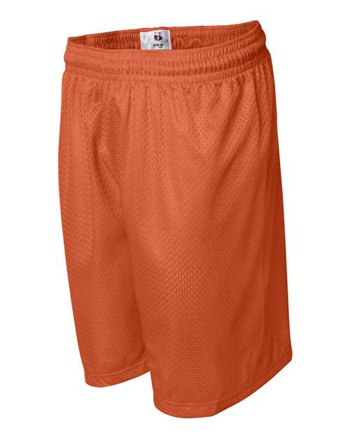 Badger Men's Pro Mesh 7" Shorts 7207 - Burnt Orange