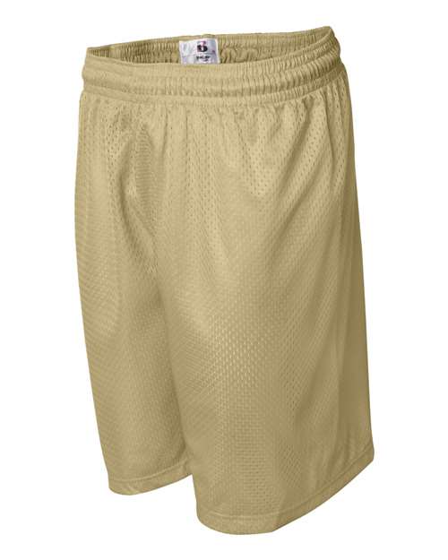 Badger Men's Pro Mesh 7" Shorts 7207 - Vegas Gold
