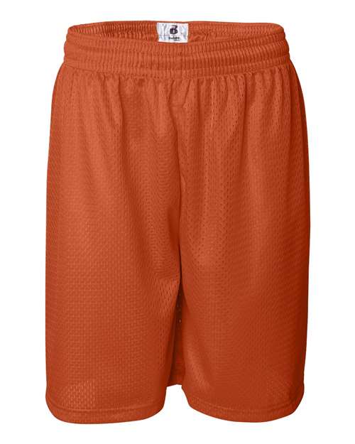 Badger Men's Pro Mesh 9" Shorts 7209 - Burnt Orange