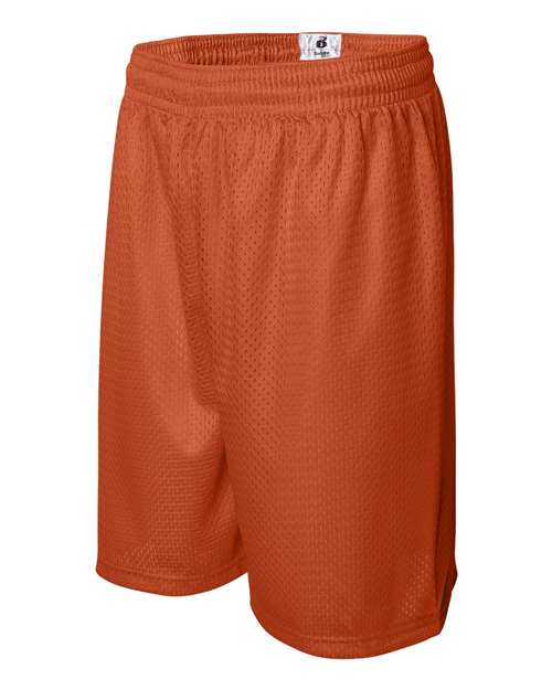 Badger Men's Pro Mesh 9" Shorts 7209 - Burnt Orange