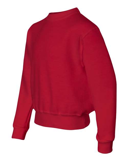 JERZEES Youth NuBlend® Crewneck Sweatshirt 562BR