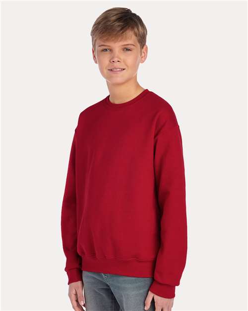 JERZEES Youth NuBlend® Crewneck Sweatshirt 562BR