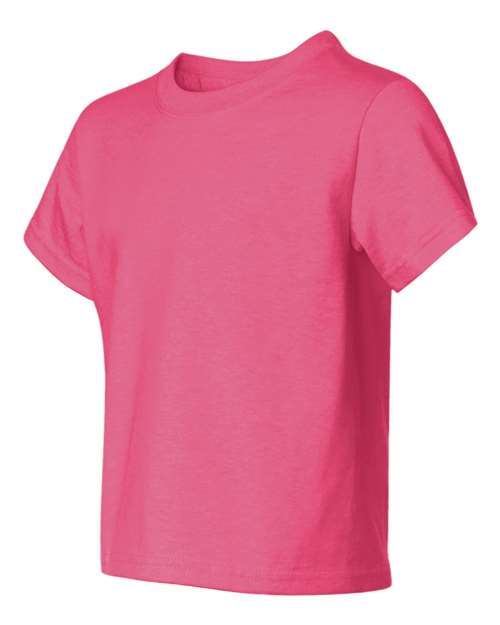 JERZEES Youth Dri-Power® 50/50 T-Shirt 29BR - Neon Pink