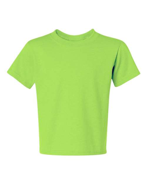 JERZEES Youth Dri-Power® 50/50 T-Shirt 29BR - Neon Green