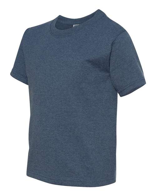 JERZEES Youth Dri-Power® 50/50 T-Shirt 29BR - Vintage Heather Blue