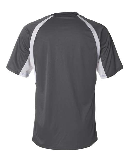 Badger Men's B-Core Hook T-Shirt 4144 - Graphite/ White