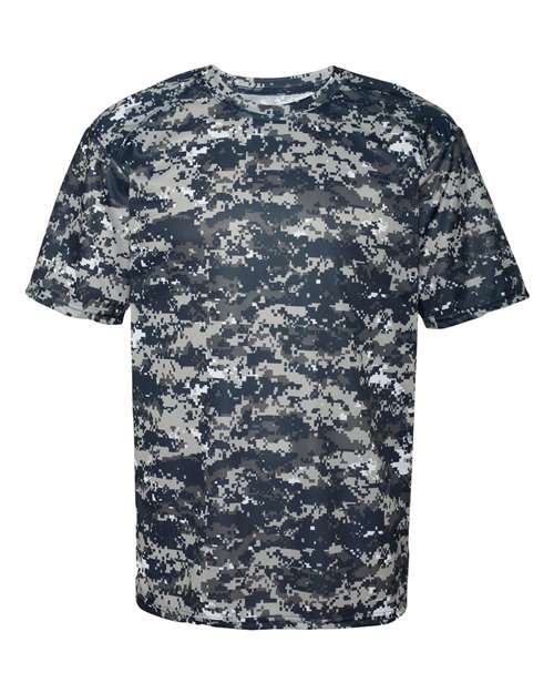 Badger Men's Digital Camo T-Shirt 4180 - Navy Digital