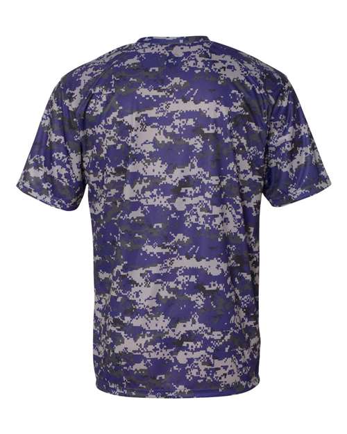 Badger Men's Digital Camo T-Shirt 4180 - Purple Digital