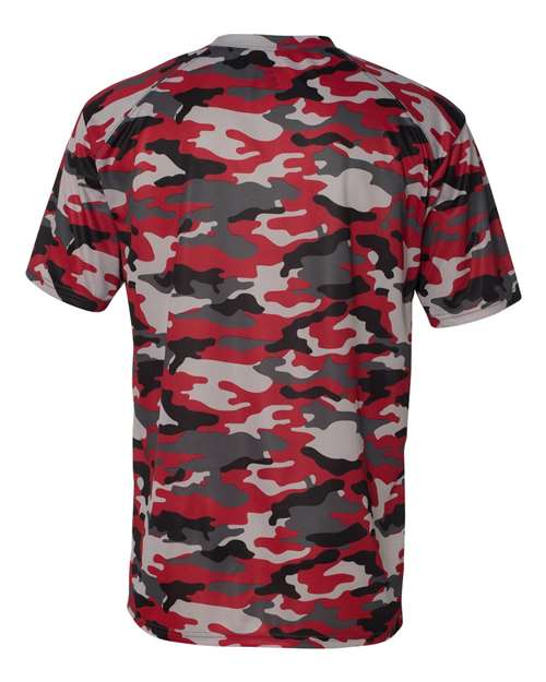 Badger Men's Camo T-Shirt 4181 - Red
