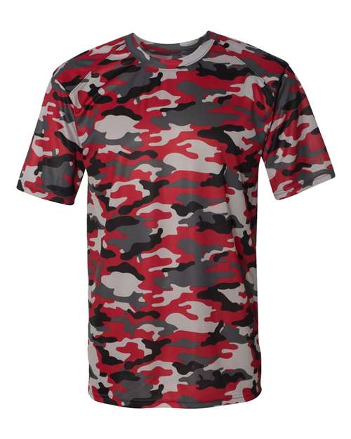 Badger Men's Camo T-Shirt 4181 - Red