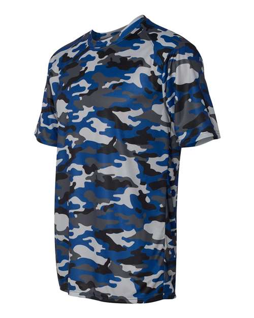Badger Men's Camo T-Shirt 4181 - Royal