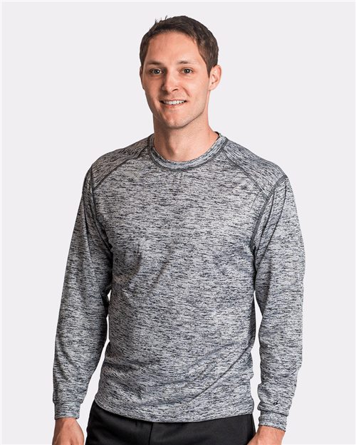 Badger Men's Tonal Blend Long Sleeve T-Shirt 4174
